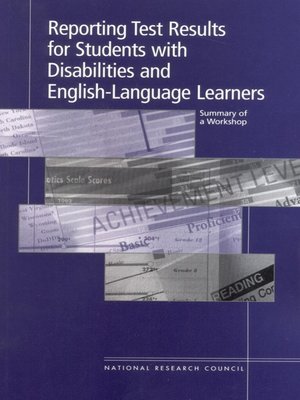 cover image of Reporting Test Results for Students with Disabilities and English-Language Learners